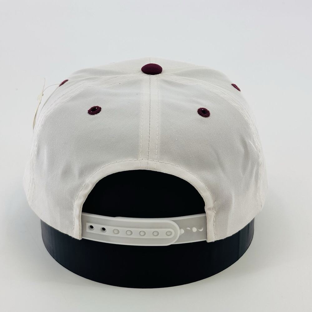 Vintage Minnesota Gophers Hat Cap SnapBack Mn White NCAA College Hockey - Picture 4 of 7
